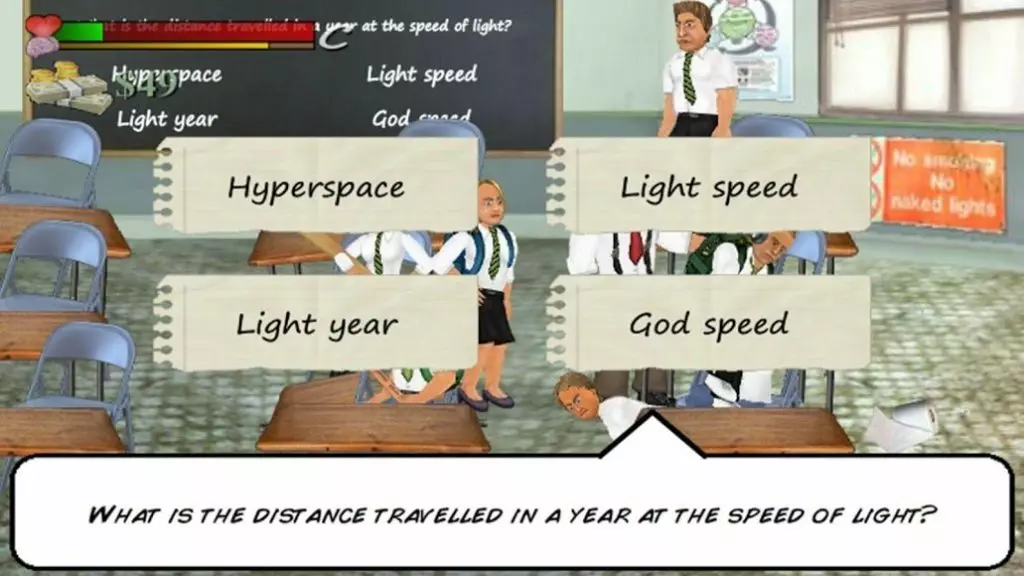 Ảnh 3 của Tải game School Days MOD APK 1.249 (Editor Mở Khóa, Không Quảng Cáo) cho Android IOS Cảnh game School Days với nhiều học sinh tương tác