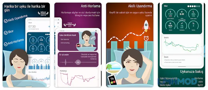 Ảnh 2 của Tải Sleep as Android Mod Apk 20220927 (Mở Khóa Premium) cho Android iOs Biểu đồ theo dõi giấc ngủ chi tiết từ Sleep as Android Mod