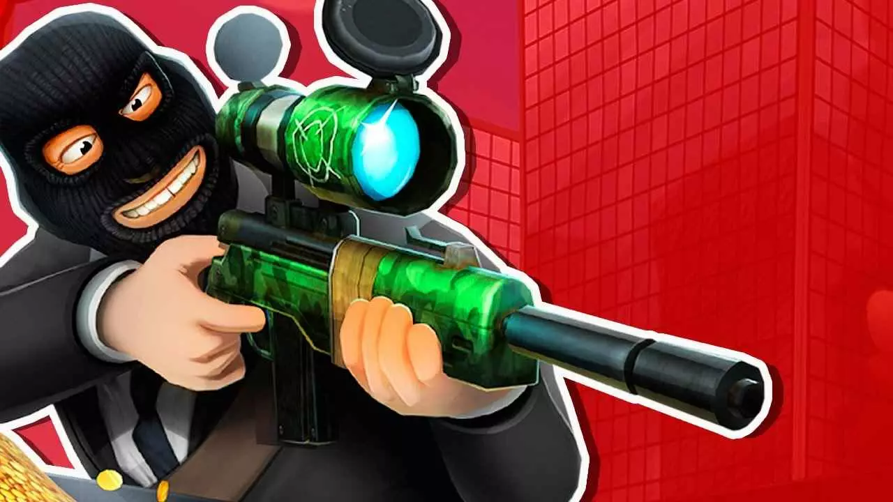 Ảnh 2 của Snipers vs Thieves Mod APK 2.13.40495 (Vô Hạn Đạn, Sát thương) Kẻ cướp đang ẩn nấp và di chuyển khỏi tầm ngắm Sniper