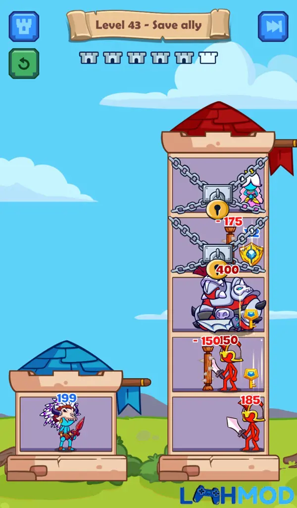 Ảnh 5 của Stick Hero: Mighty Tower Wars Mod Apk 0.1.9 (Mod tiền) Ảnh stick hero mighty tower wars mod apk 4