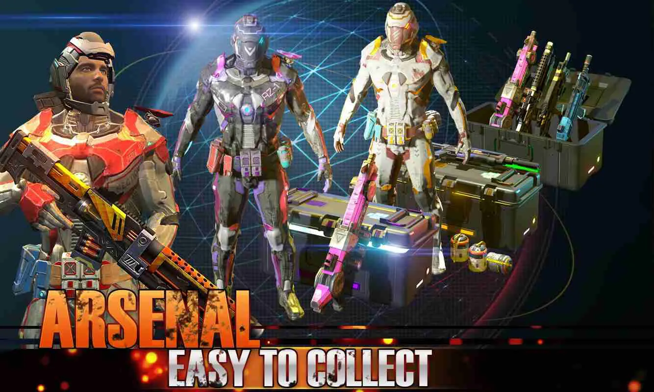 Ảnh 3 của Strike Back: Dead Cover Mod APK 1.1 (Vô hạn đạn, bất tử, onehit) Hệ thống vũ khí hiện đại và trang bị trong Strike Back: Dead Cover