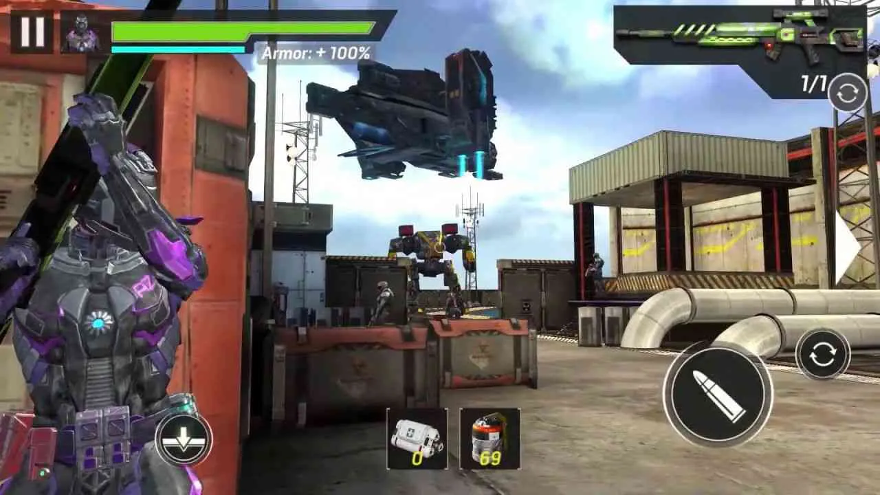 Ảnh 4 của Strike Back: Dead Cover Mod APK 1.1 (Vô hạn đạn, bất tử, onehit) Giao diện nhiệm vụ và bản đồ trong Strike Back: Dead Cover