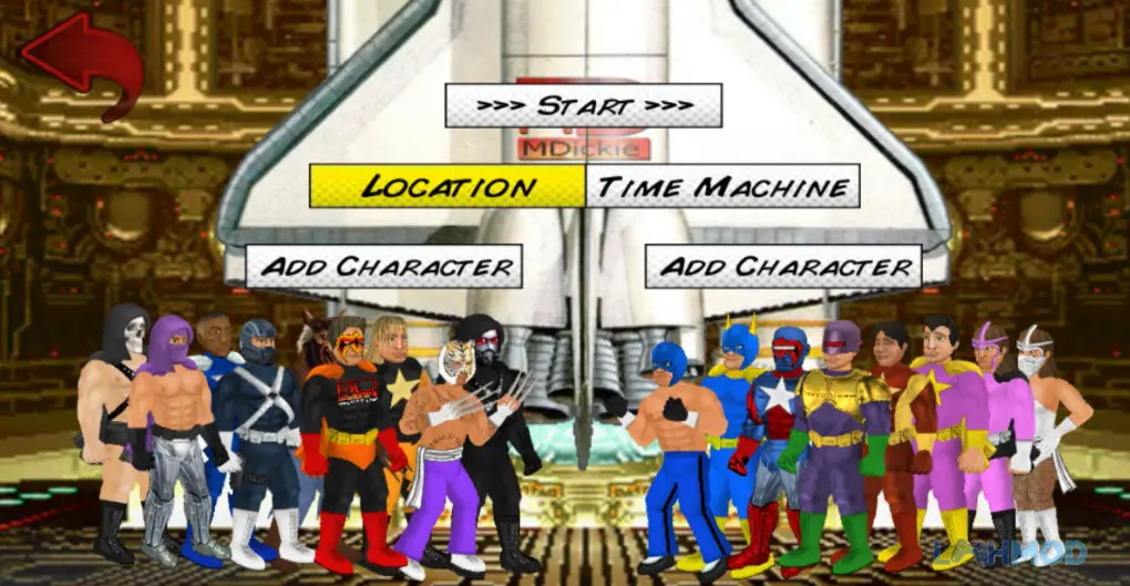 Ảnh 2 của Tải game Super City Mod Apk 1.23 (Mở khóa All) cho Android iOs Cảnh chiến đấu hoành tráng giữa các siêu anh hùng trong Super City Mod