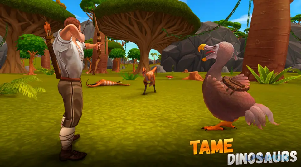 Ảnh 2 của Tải Survival Island 2 Dinosaurs Mod Apk 1.4.26 (Vô Hạn Tiền) cho Android iOs Sinh tồn trên hòn đảo khủng long hoang dã