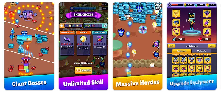 Ảnh 2 của Tải Survivor Block Shooter Apk 0.0.41 cho Android iOs Cảnh chiến đấu trong Survivor Block Shooter