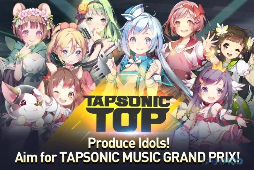 Ảnh 3 của Tải TAPSONIC TOP Mod Apk 1.23.20 (Always Perfect AutoDance) cho Android iOs Màn hình lựa chọn nhân vật thần tượng trong TAPSONIC TOP