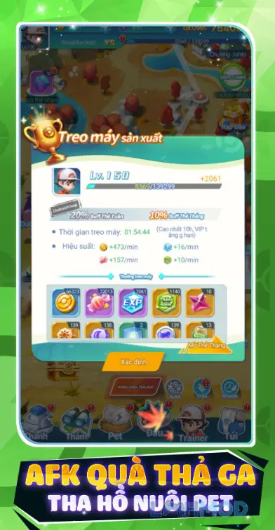 Ảnh 3 của Tải Thần Thú GO Apk 1.05 cho Android iOs Trận chiến PvP sôi động giữa hai đội thần thú trong Thần Thú GO