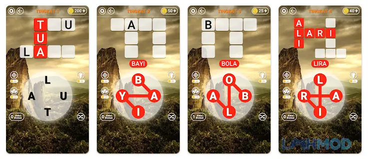 Ảnh 2 của Tải TTS Acak Susun Kata Offline Apk V6.3 cho Android iOs Giao diện sắp xếp từ ngữ trong TTS Acak Susun Kata Offline