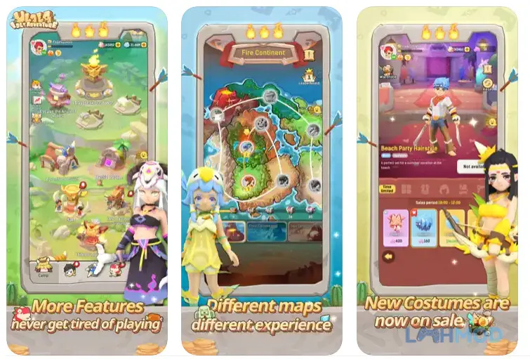 Ảnh 2 của Tải Ulala Idle Adventure Apk 1.130 cho Android iOs Giao diện Ulala Idle Adventure