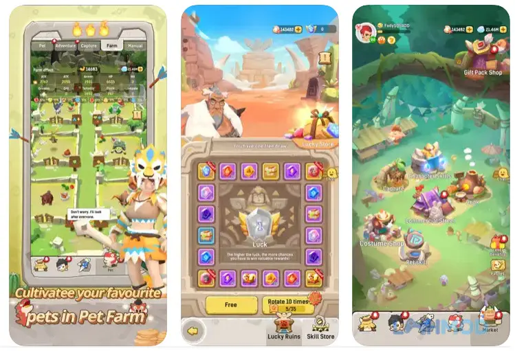 Ảnh 4 của Tải Ulala Idle Adventure Apk 1.130 cho Android iOs Ulala Idle Adventure, game phiêu lưu thời tiền sử