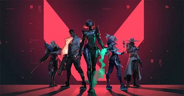 Ảnh 3 của Tải game VALORANT MOD APK 1.0.3 cho Android iOS Alt text mô tả hai đội đặc vụ VALORANT đối đầu trên bản đồ