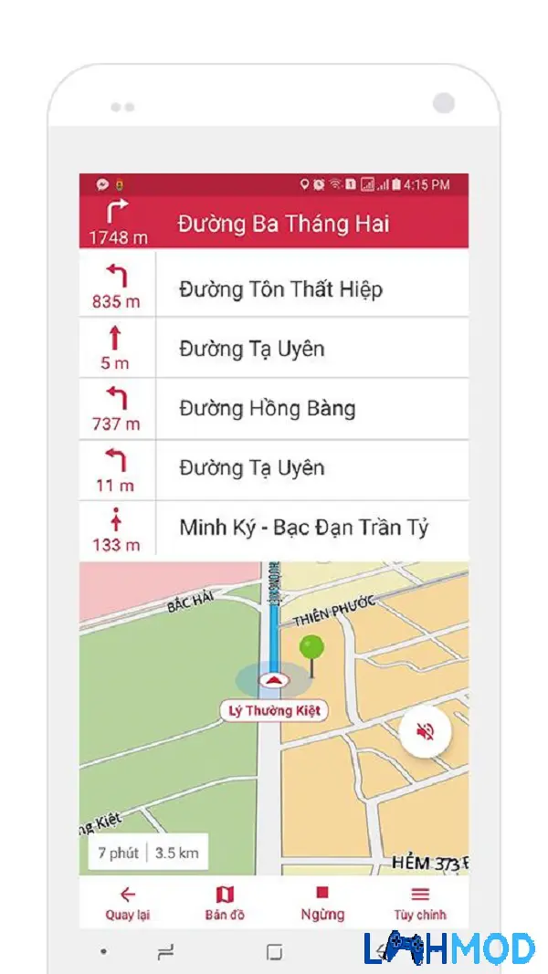 Ảnh 4 của Tải ứng dụng Vietbando Apk 1.1.8 cho Android, IOS Bản đồ chi tiết trên Vietbando hiển thị các địa điểm nhỏ lẻ