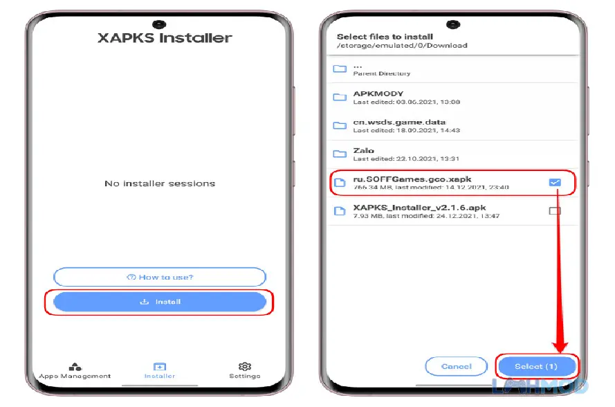 Ảnh 3 của Tải XAPKS Installer Apk 2.2.3 cho Android iOs Quản lý ứng dụng với XAPKS Installer