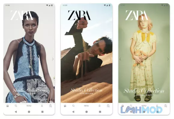 Ảnh 3 của Tải ứng dụng ZARA Apk 11.24.2 cho Android iOs Người dùng đang xem các bộ sưu tập thời trang mới nhất trên ứng dụng ZARA