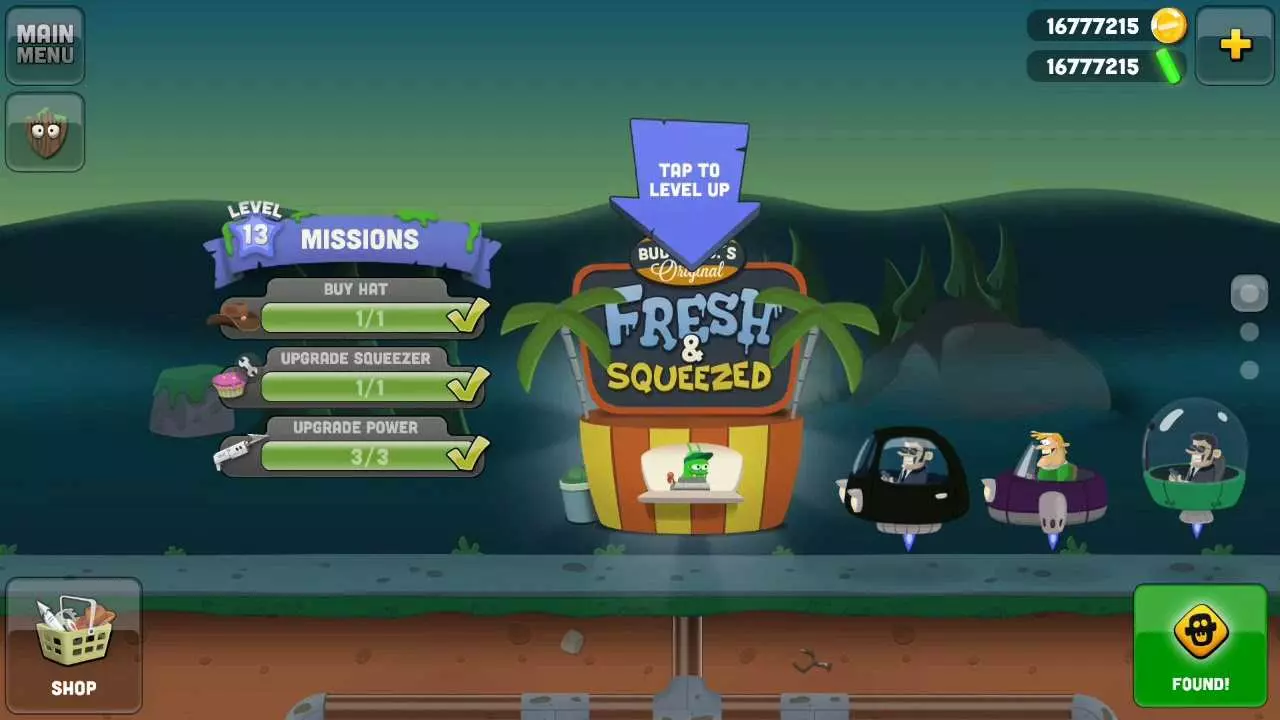 Ảnh 3 của Tải game Zombie Catchers Mod APK 1.32.0 (Menu, Vô Hạn Tiền) Giao diện chính trong game Zombie Catchers với các công cụ săn bắt