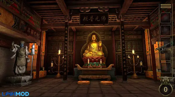 Ảnh 4 của 3D Escape game: Chinese Room Mod Apk (Mẹo không giới hạn) Android Màn hình kết quả hoặc menu trong 3D Escape game: Chinese Room với giao diện cổ điển