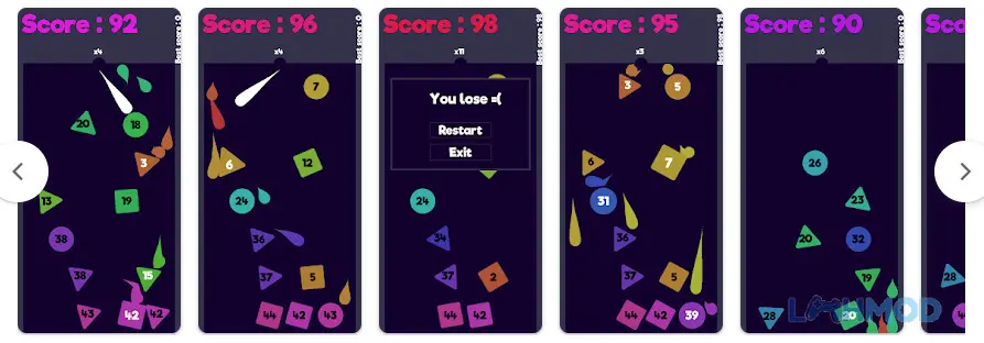 Ảnh 3 của Tải Action Balls Apk 0.3 cho Android iOs Người chơi điều khiển bóng tấn công mục tiêu trong Action Balls