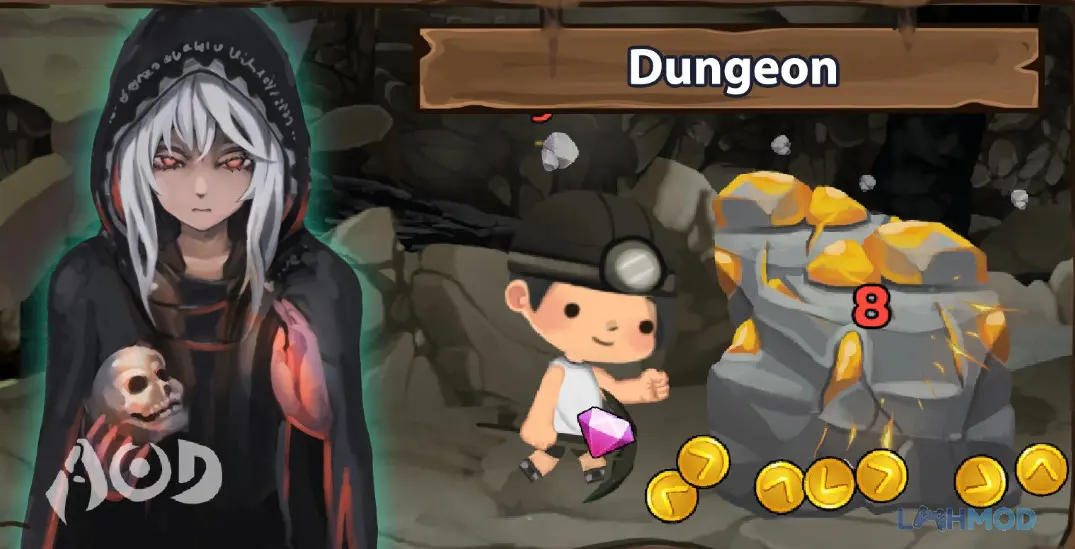 Ảnh 2 của Tải Adventure Of Defender Mod Apk 1.170 (Mega Menu, Currency) cho Android iOs Nhân vật trong Adventure Of Defender đang sử dụng kỹ năng đặc biệt trong trận chiến