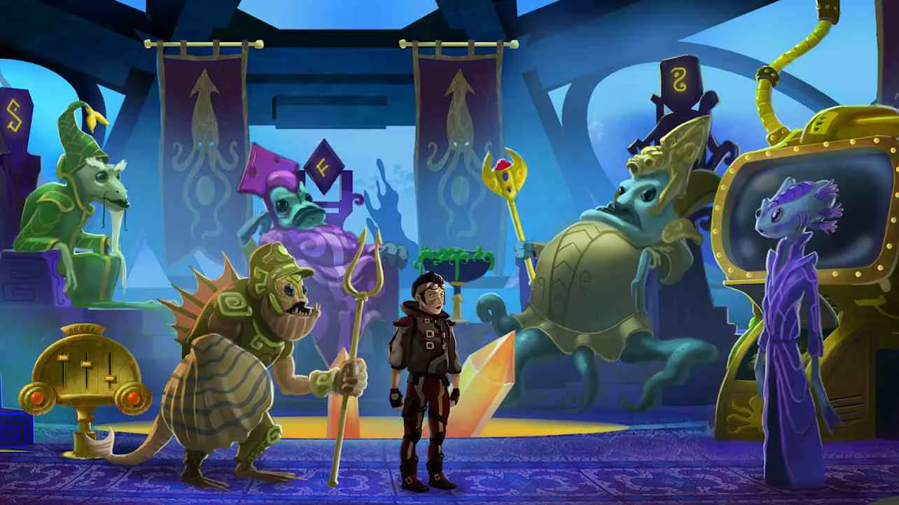 Ảnh 3 của Tải game Adventure Reborn Mod APK 1.33 (Mở Khoá) Góc nhìn cận cảnh về một khu vực đổ nát trong Adventure Reborn Mod