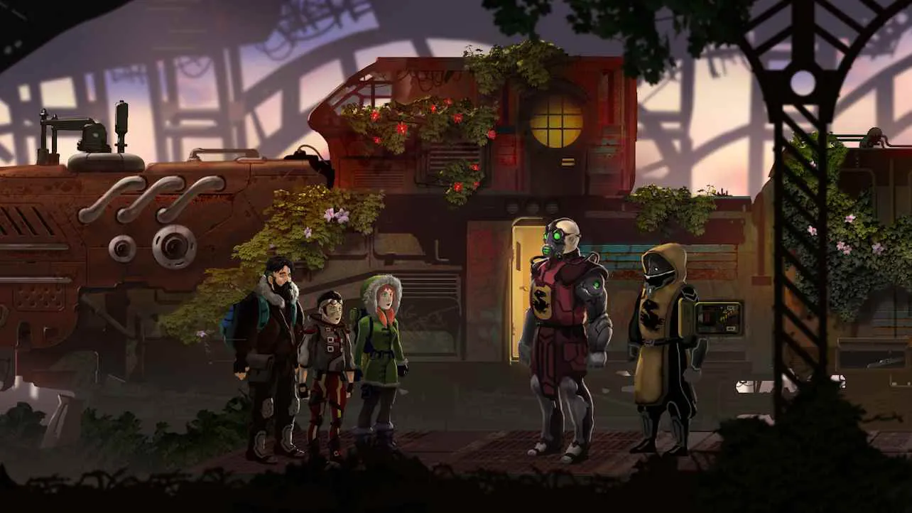 Ảnh 5 của Tải game Adventure Reborn Mod APK 1.33 (Mở Khoá) Hình ảnh chung của game Adventure Reborn Mod với khung cảnh hậu khải huyền