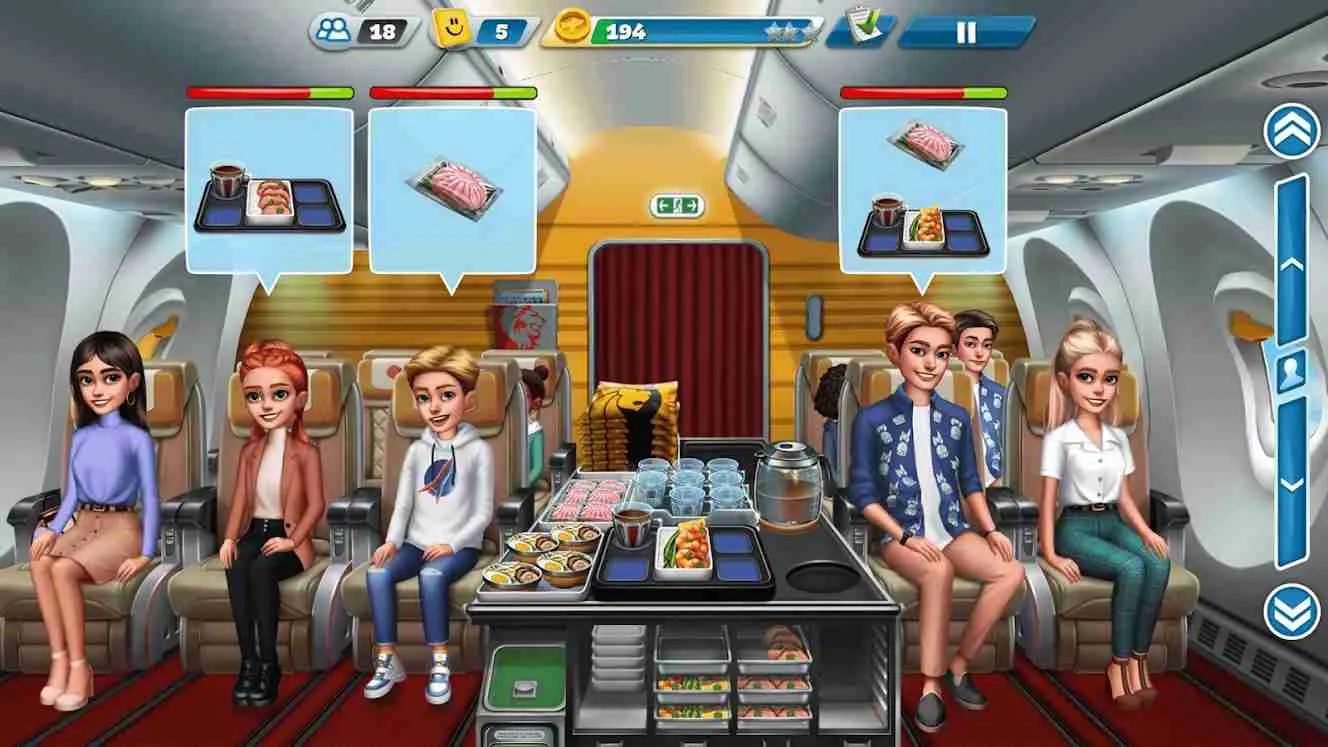 Ảnh 3 của Tải game Airplane Chefs Mod APK V11.2.0 (Vô Hạn Tiền) Màn hình giao diện tải game Airplane Chefs Mod