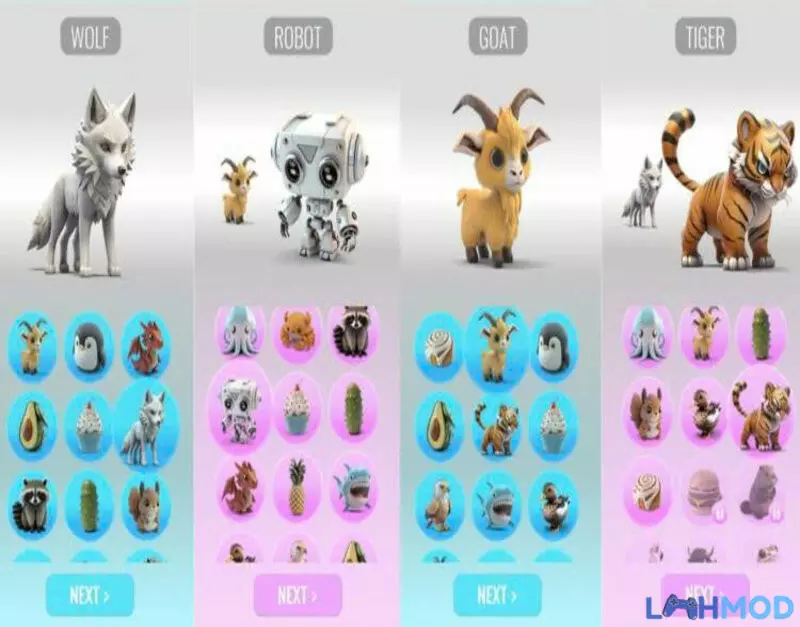 Ảnh 2 của Tải Animash Mod Apk v180 Mới Nhất (Mở Khóa Tất Cả Nhân Vật) Tùy biến nhân vật trong Animash Mod Apk