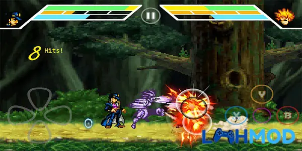 Ảnh 1 của Anime: The Multiverse War MOD APK 1.8 (Vô hạn tiền) Android iOS Cảnh chiến đấu kịch tính giữa các nhân vật trong game Anime The Multiverse War