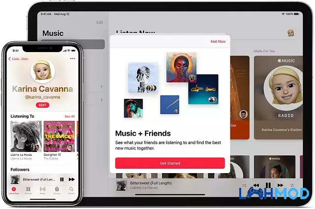 Ảnh 1 của Tải Apple Music Mod Apk 3.5.0 (mở khóa Premium) cho Android, IOS Cấu trúc thư viện Apple Music với hơn 90 triệu bài hát