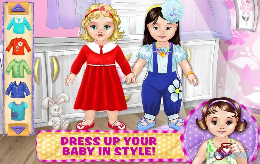Ảnh 2 của Tải game Baby Care Dress Up Kids Game Apk 1.2.5 cho Android iOs Chăm sóc bé yêu trong Baby Care Dress Up Kids Game