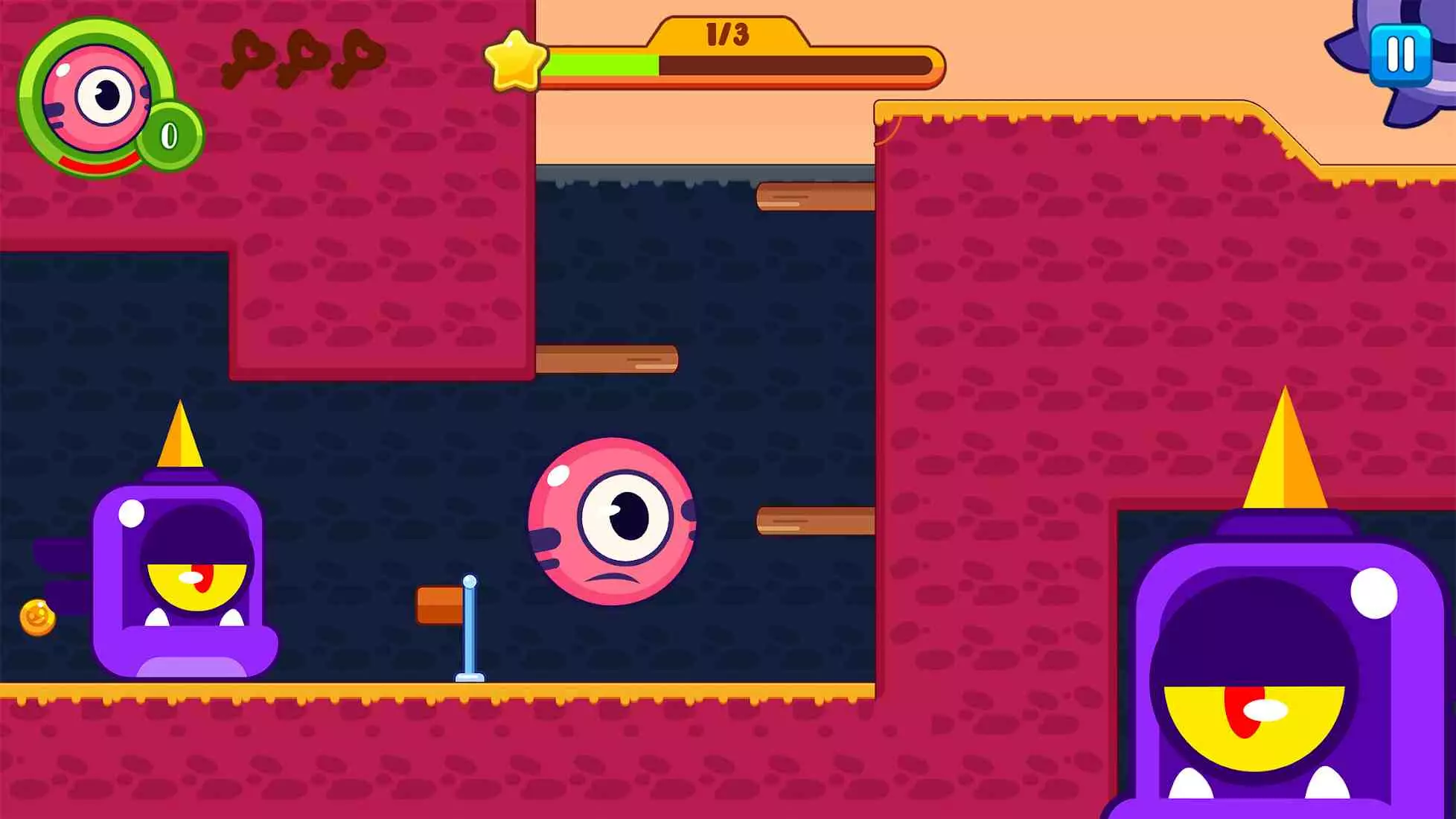 Ảnh 2 của Ball Evo: Bounce Heroes Mod APK V1.0.3 (Menu, God Mode, Speed) Giao diện chơi Ball Evo: Bounce Heroes với anh hùng bóng