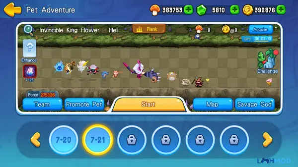 Ảnh 2 của Tải BarbarQ Mod Apk 1.0.52 (Vô hạn tiền) Android, IOS Các chiến binh BarbarQ đang chiến đấu cùng nhau trong trận chiến