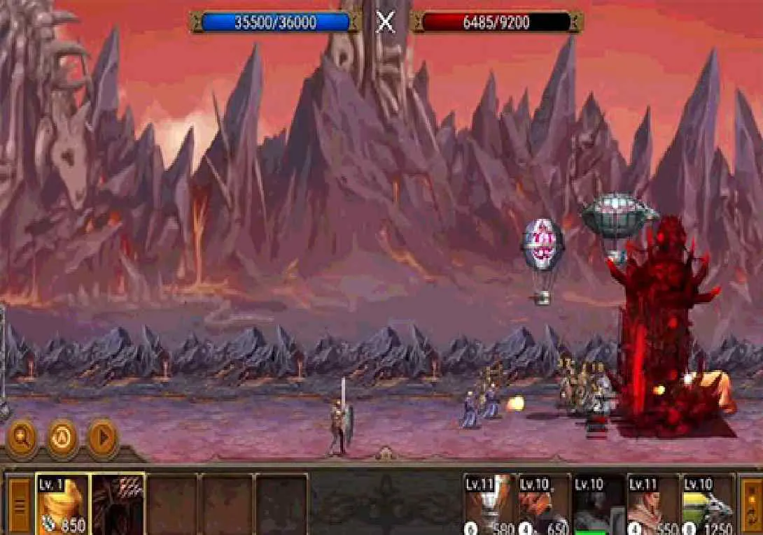 Ảnh 2 của Battle Seven Kingdoms Mod APK 4.1.5 (Vô Hạn Coins, Diamonds) Giao diện chọn đế chế trong Battle Seven Kingdoms Mod