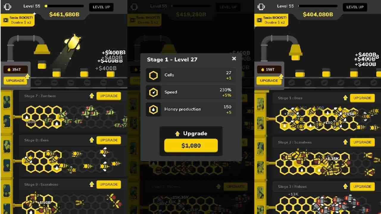 Ảnh 5 của Bee Factory Mod APK 1.30.6 (Menu, Vô Hạn Tiền) Tải Bee Factory Mod