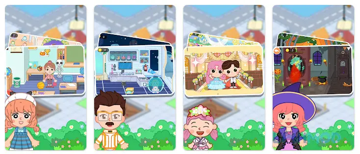 Ảnh 2 của Tải Block Town Dream Builder Apk v1.0.13 cho Android iOs Giao diện xây dựng nhà trong Block Town Dream Builder mod APK