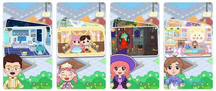 Ảnh 4 của Tải Block Town Dream Builder Apk v1.0.13 cho Android iOs Minigame trong Block Town Dream Builder mod APK