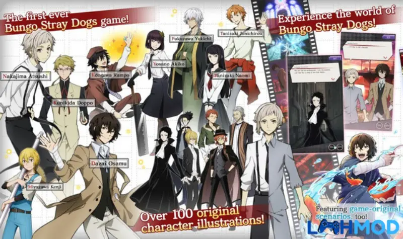 Ảnh 3 của Tải Bungo Stray Dogs: Tales of the Lost Mod Apk 3.7.0 (Attack, Health Multiplier) Thao tác bắn bóng trong Bungo Stray Dogs: Tales of the Lost