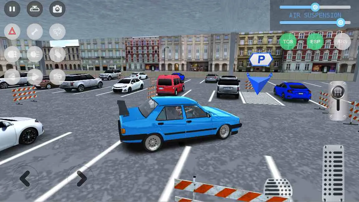 Ảnh 2 của Tải game Car Parking and Driving Simulator Mod APK 4.3 (Vô Hạn Tiền) Giao diện điều khiển xe chân thực trong Car Parking and Driving Simulator Mod