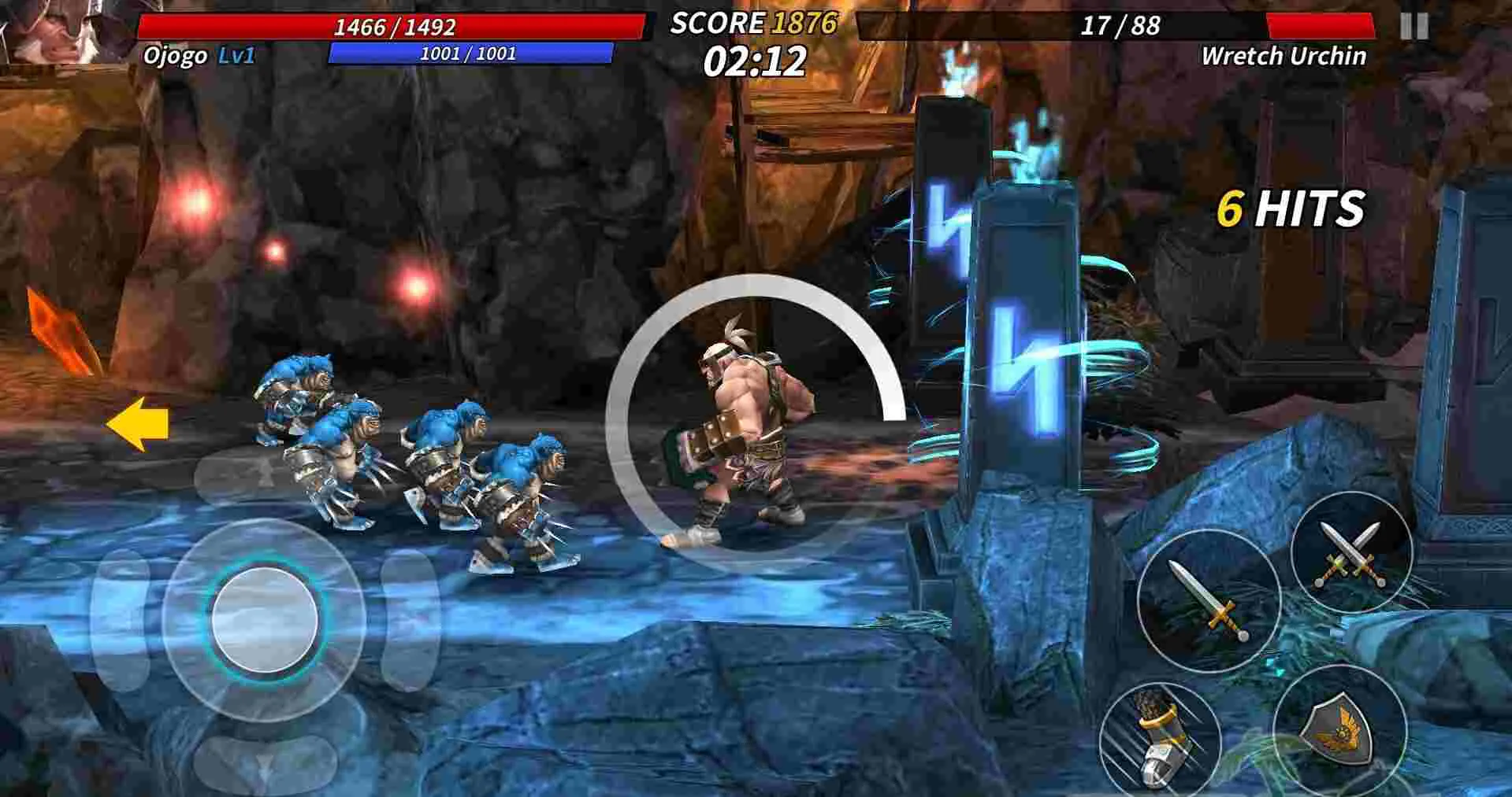 Ảnh 2 của Tải game ChronoBlade Mod APK 1.4.8 (Vô Hạn Tiền) Giao diện game ChronoBlade Mod