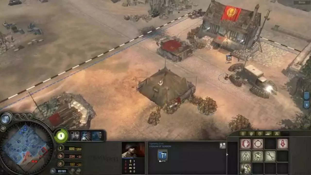 Ảnh 1 của Company of Heroes Mod APK 1.3RC8 (Vô Hạn Tiền) Quân lính Mỹ sẵn sàng chiến đấu trong Company of Heroes Mod