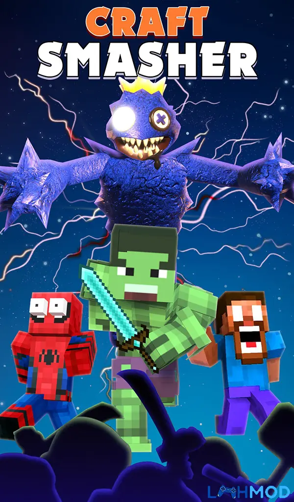Ảnh 2 của Tải game Craft Smasher Apk 01.0.46 cho Android, IOS Nhân vật và môi trường game Craft Smasher