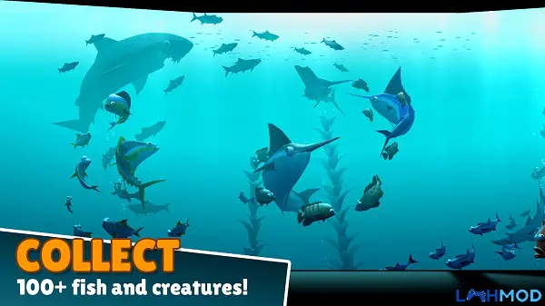 Ảnh 3 của Tải Creatures of the Deep: Fishing Apk 1.26 Hai cần thủ đang so tài câu cá trên biển