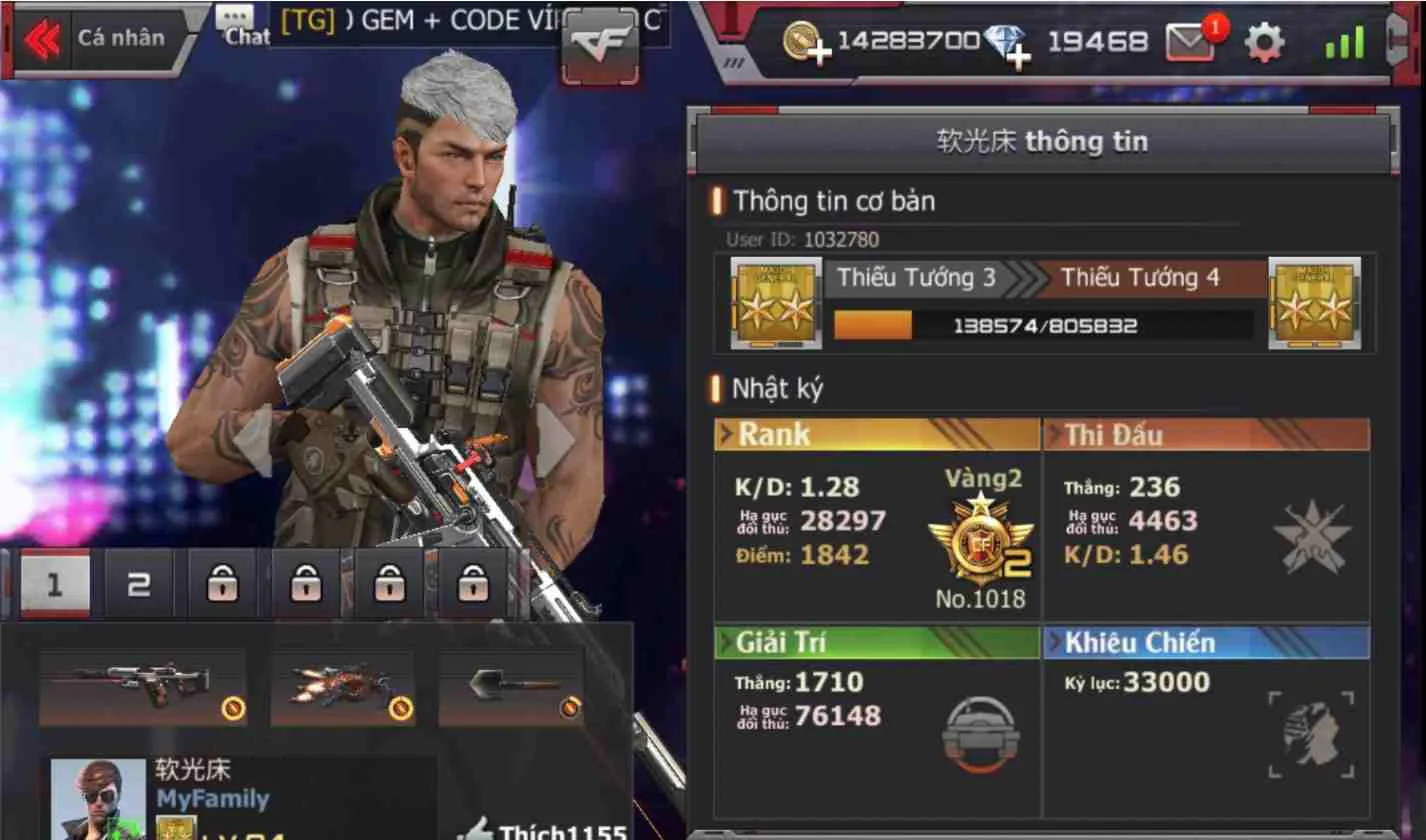 Ảnh 5 của Tải game CrossFire: Legends Mod APK 1.0.11.11 (Wallhack) Hệ thống vũ khí đa dạng của CrossFire: Legends Mod