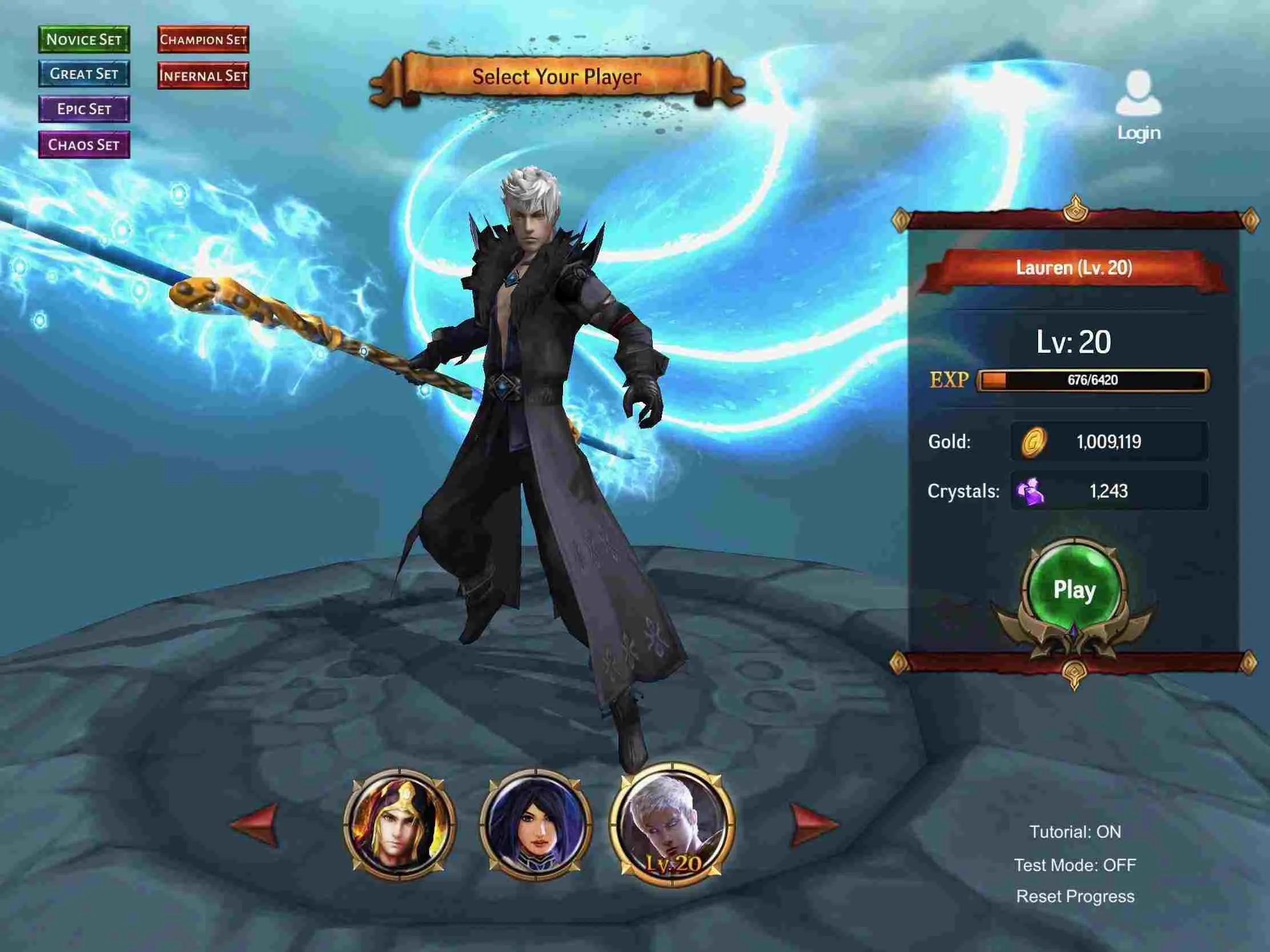 Ảnh 3 của Tải game Dawnblade Mod APK v1.6.5 (Menu, Vô hạn tiền, bất tử) Tập hợp các anh hùng Dawnblade đa dạng với trang bị độc đáo