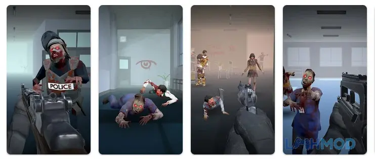 Ảnh 1 của Tải Dead Raid Mod Apk 1.7.1 (Free Phần thưởng) cho Android iOs Người chơi Dead Raid Mod chiến đấu với zombie trong môi trường đô thị