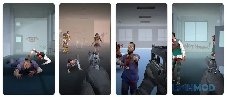 Ảnh 3 của Tải Dead Raid Mod Apk 1.7.1 (Free Phần thưởng) cho Android iOs Giao diện nâng cấp vũ khí trong Dead Raid Mod