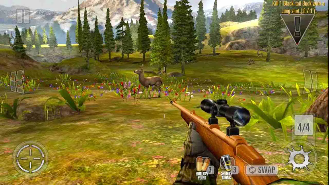 Ảnh 4 của Tải game DEER HUNTER CLASSIC Mod APK 3.14.0 (Vô Hạn Tiền) Một cảnh săn bắn kịch tính với nhiều loài động vật xuất hiện