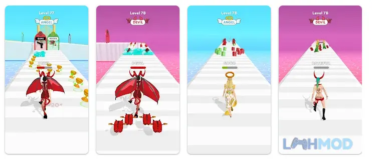 Ảnh 3 của Tải Destiny Run Mod Apk 2.5 (Vô Hạn Tiền, Không QC) cho Android iOs Nhân vật chuẩn bị đối mặt với ngày phán xét cuối cùng trong Destiny Run