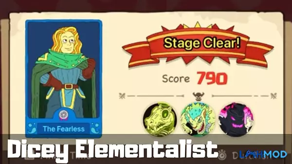 Ảnh 3 của Tải Dicey Elementalist MOD APK 1.0.30 (Mở khóa, Vô hạn kim cương) Android iOS Màn hình tải game Dicey Elementalist trên giao diện thiết bị di động