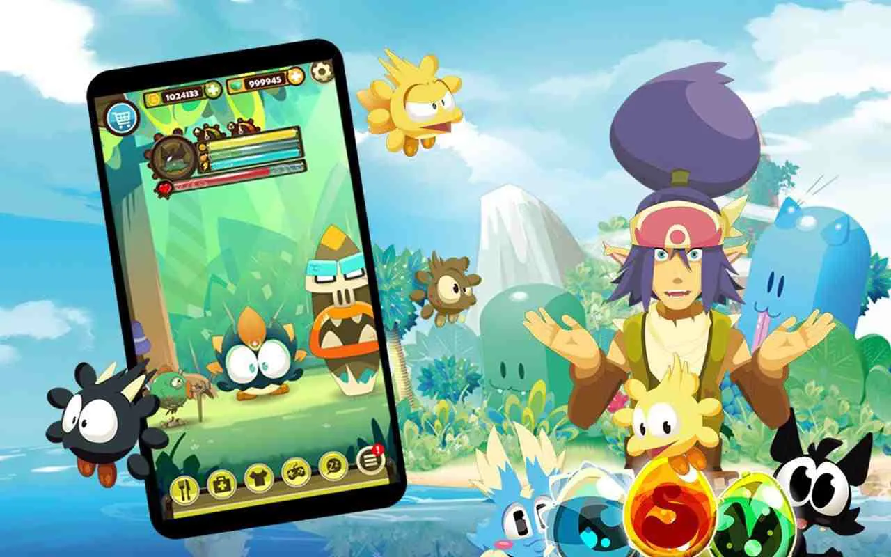 Ảnh 2 của DOFUS Pets Mod APK 1.10.2 (Menu, Vô Hạn Tiền) Giao diện chọn thú cưng trong DOFUS Pets Mod