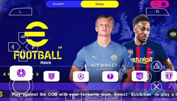 Ảnh 3 của eFootball 2023 MOD APK 7.5.1 (Mega Hit, Accuracy Angle Goal) eFootball 2023 mod APK